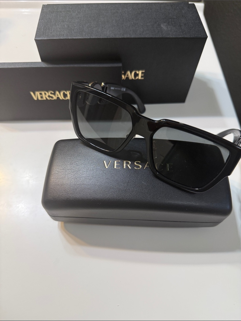 Versace black sunglasses unisex